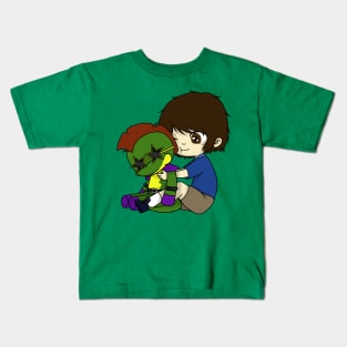 FNAF security breach (gregory and monty plush) Kids T-Shirt